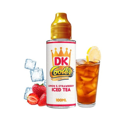 Donut King Cooler Lemon & Strawberry Ice Tea 100ml.