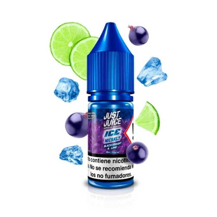Just Juice Ice Nic Salt Blackcurrant Lime 10ml